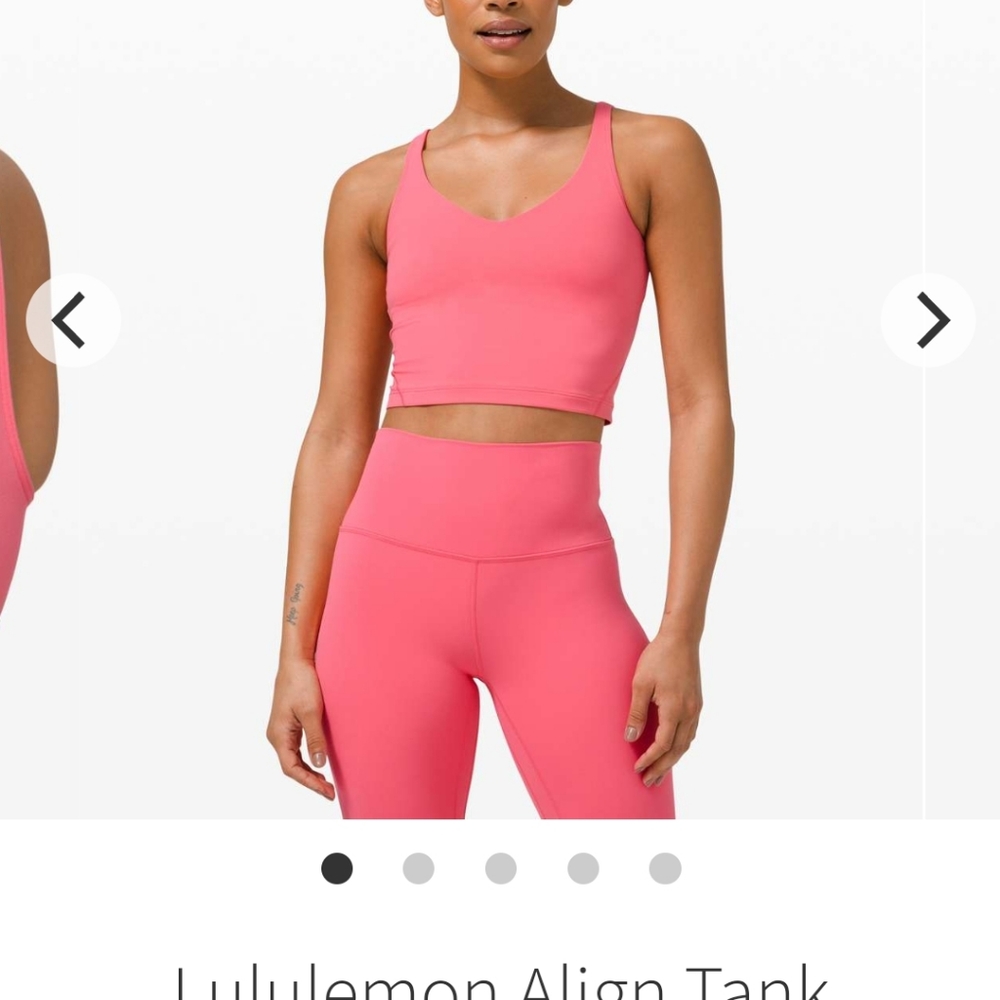 Lululemon Align Tank Guava Pink